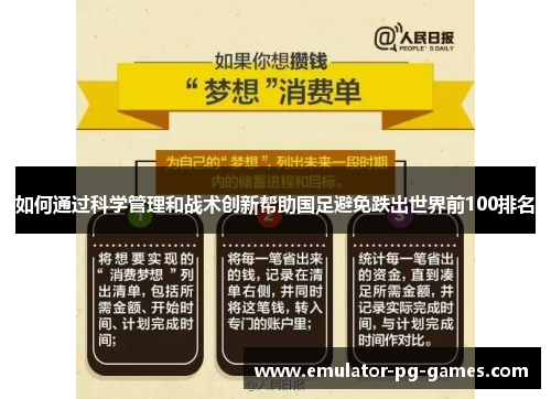 如何通过科学管理和战术创新帮助国足避免跌出世界前100排名
